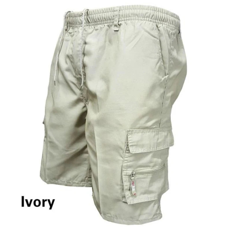 Summer Shorts Casual Beach Shorts Loose Cargo Shorts and Hiking Shorts Overalls Men's Bottoms Drawstring Trousers