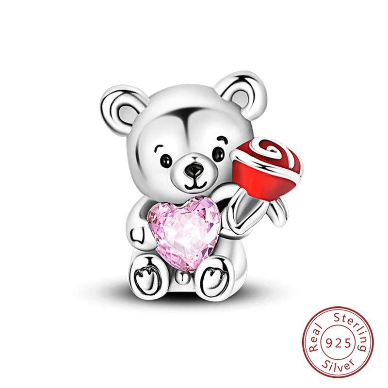925 Original  Charms  Birthday Jewelry Gift