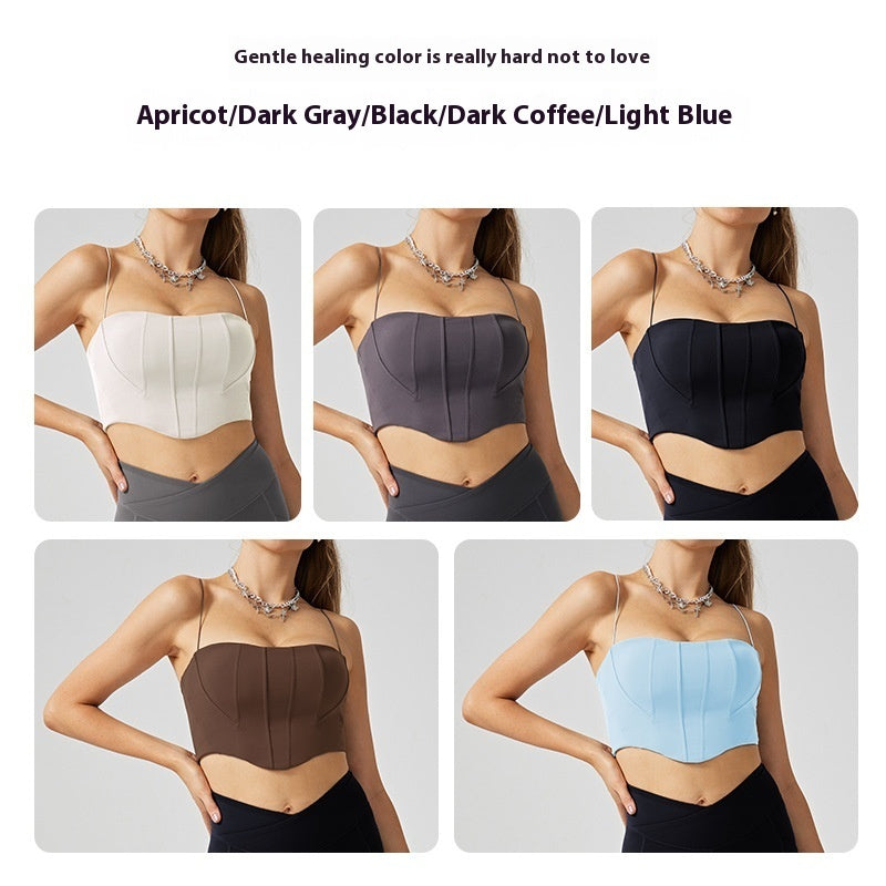 Sports Sleeveless With Braces And Breast Pad Yoga Underwear