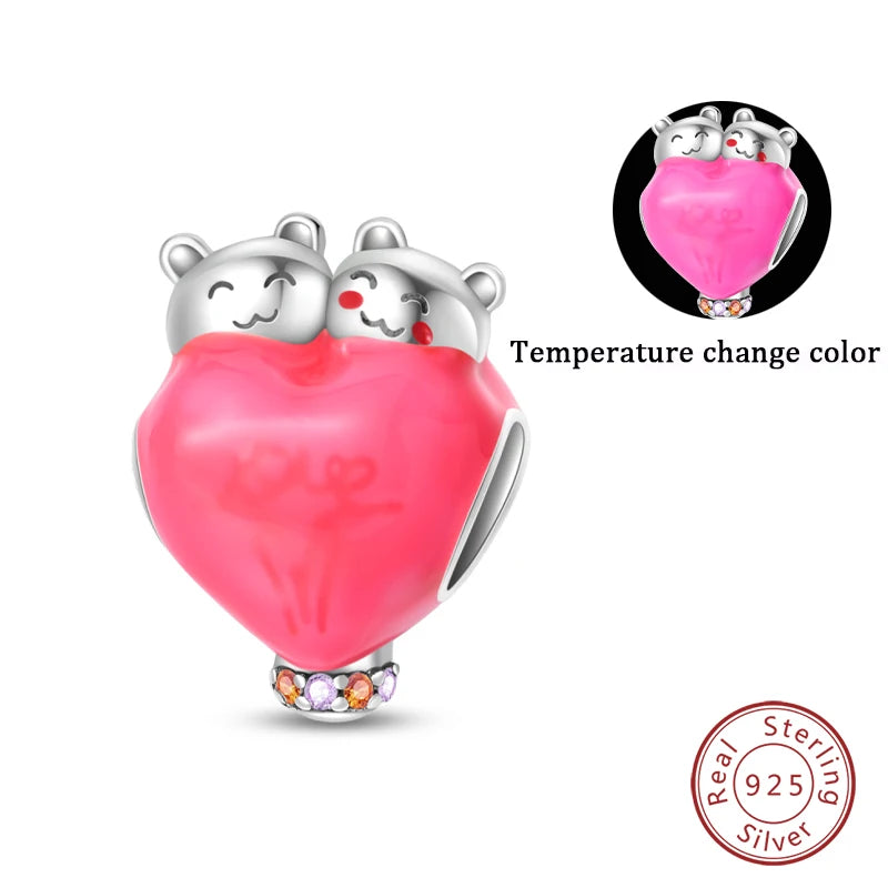 925 Original  Charms  Birthday Jewelry Gift