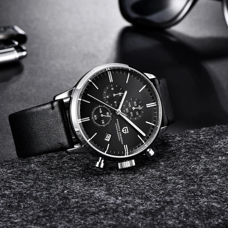 2024 New PAGANI DESIGN Brand Luxury Watches For Men Automatic Date Watch Waterproof Chronograph VK67 Movement Relogio Masculino
