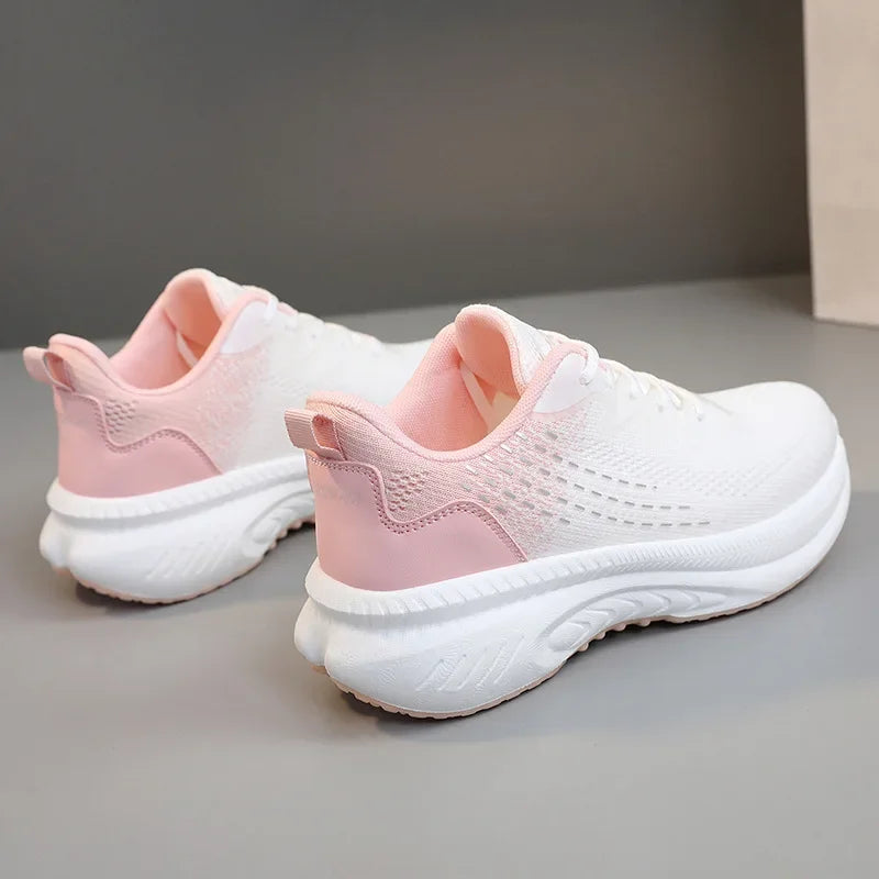 Women's Sports Shoes Women Casual Shoe Breathable Walking Mesh Flat Women Vulcanized Sneakers Female Footwear Sandalias De Mujer