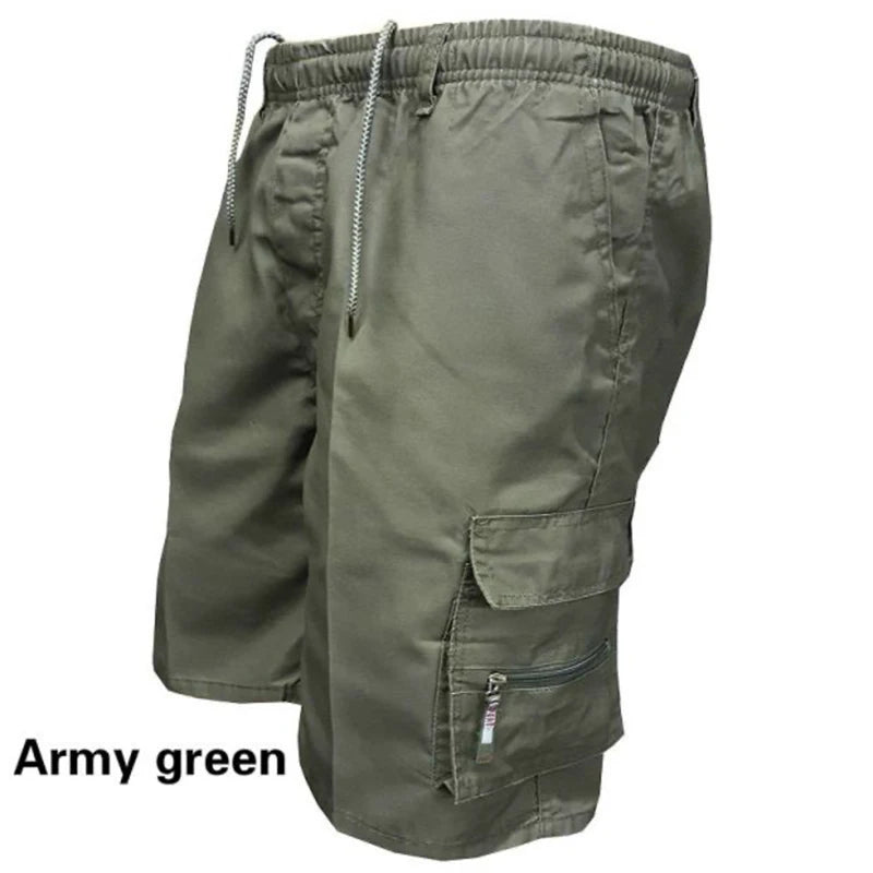 Summer Shorts Casual Beach Shorts Loose Cargo Shorts and Hiking Shorts Overalls Men's Bottoms Drawstring Trousers