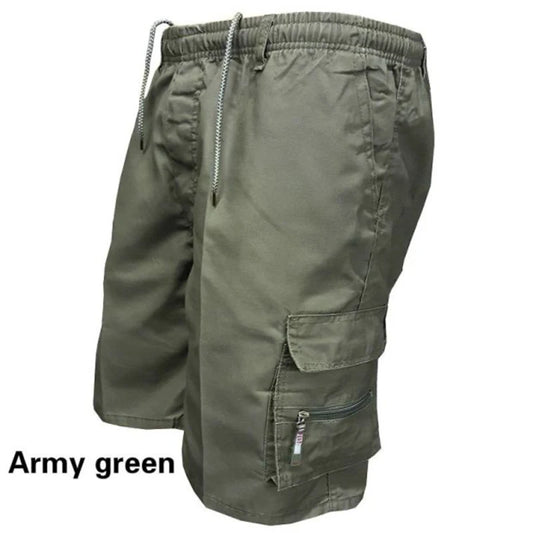 Summer Shorts Casual Beach Shorts Loose Cargo Shorts and Hiking Shorts Overalls Men's Bottoms Drawstring Trousers
