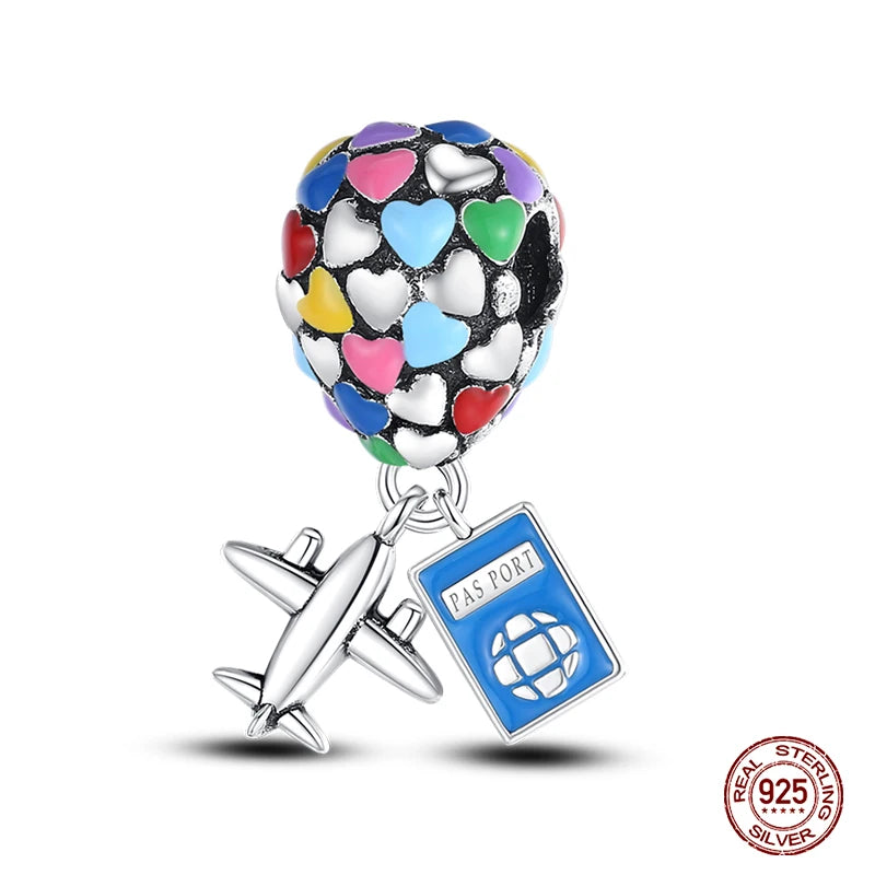 925 Original  Charms  Birthday Jewelry Gift