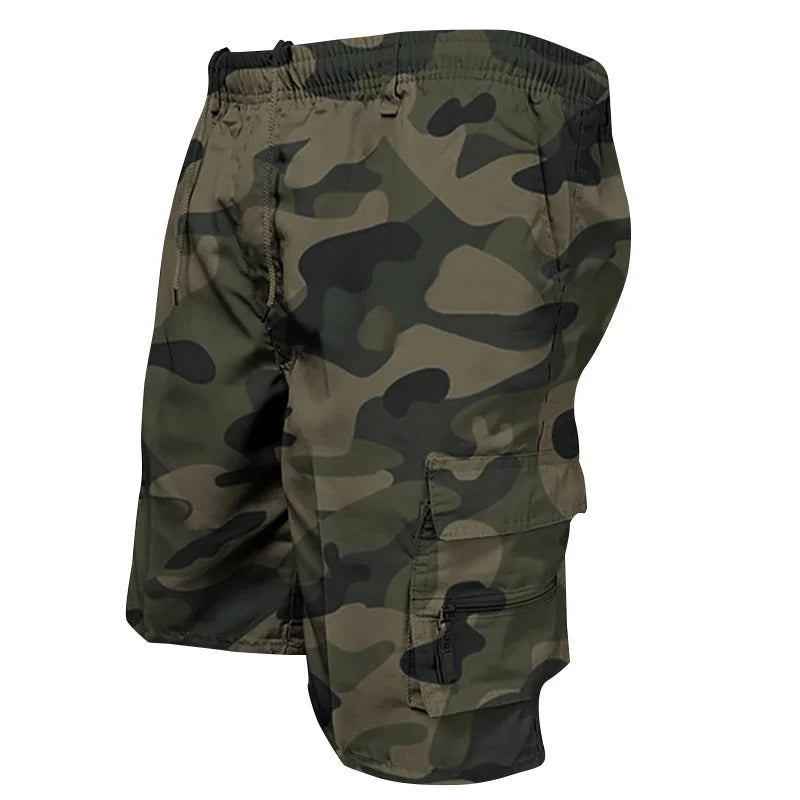 Summer Shorts Casual Beach Shorts Loose Cargo Shorts and Hiking Shorts Overalls Men's Bottoms Drawstring Trousers