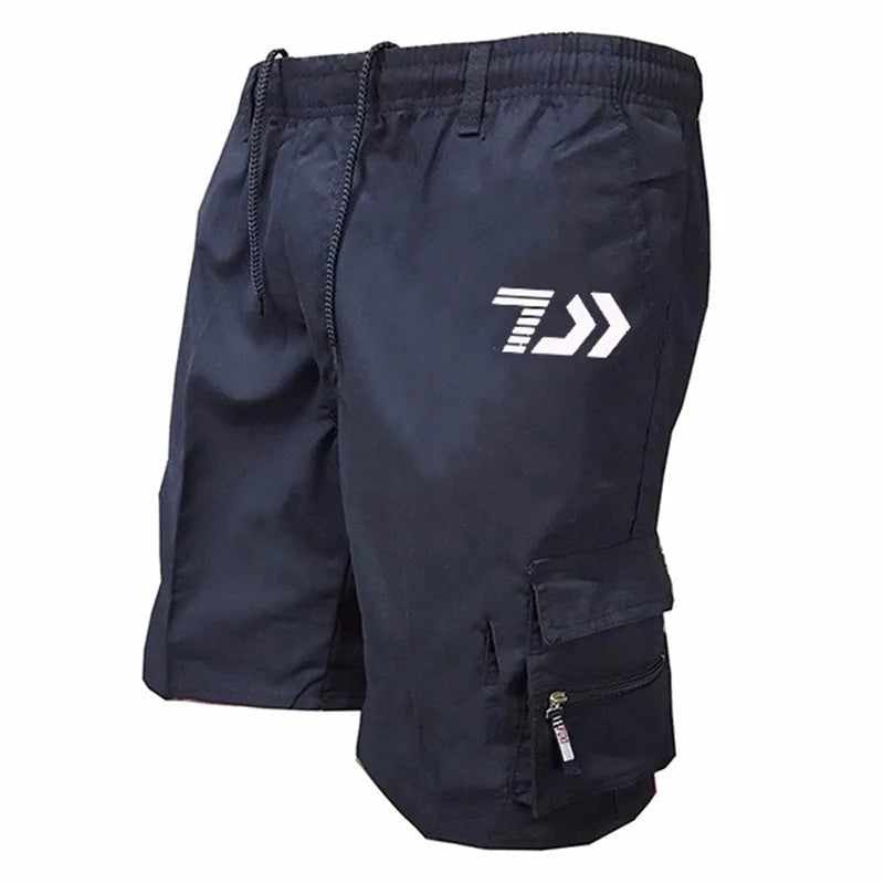 Summer Shorts Casual Beach Shorts Loose Cargo Shorts and Hiking Shorts Overalls Men's Bottoms Drawstring Trousers