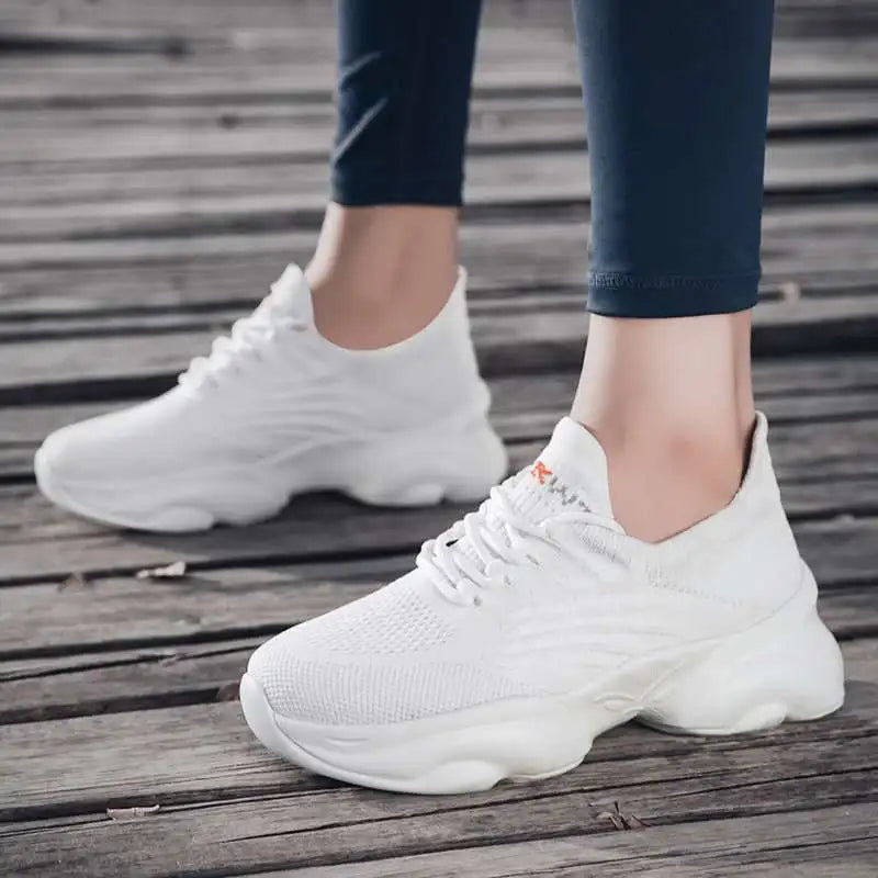 MWY Fashion Women's Sneaker Chunky Shoes Women Comfortable Socks Shoes Couple Casual Shoes Zapatillas De Mujer Size 35-47