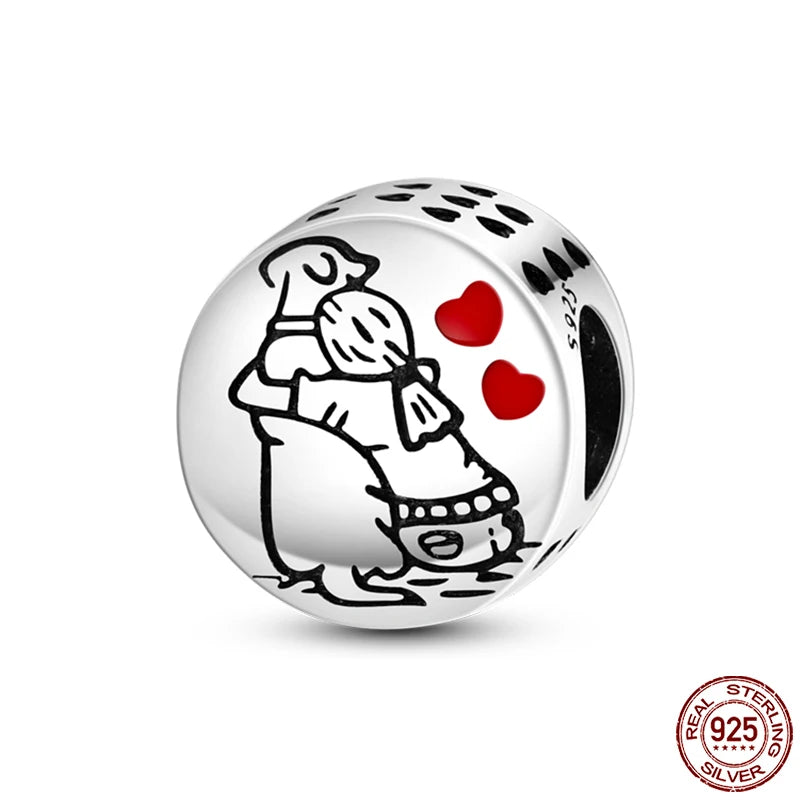 925 Original  Charms  Birthday Jewelry Gift